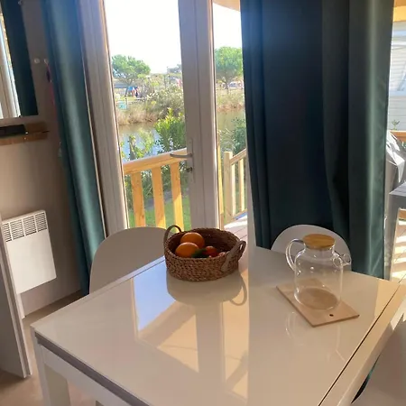 Gerendaház Mobilhome 8 Personnes Cosy Equipe Avec Vue Sur Bassin, Cap Ferret Lège-Cap-Ferret