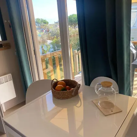Mobilhome 8 Personnes Cosy Equipe Avec Vue Sur Bassin, Cap Ferret Lège-Cap-Ferret